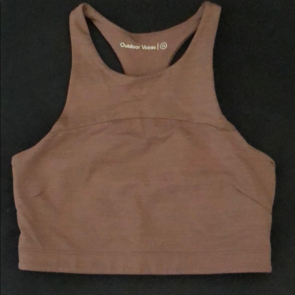 Outdoor Voices Tech Sweat Crop Top XS